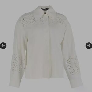 PROENZA SCHOULER: Anglaise Point Collar Button Down Shirt